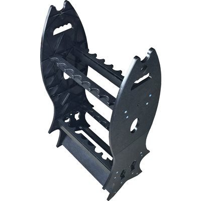 Fish shape plastic rod rack