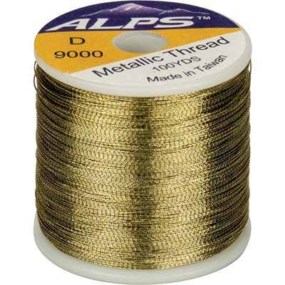 HD Metallic 100M Size D - Pale Gold