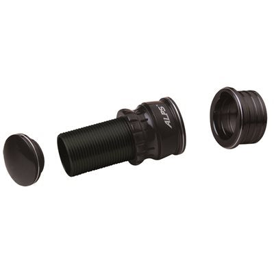 R/S RA7 HESkeleton Fly Sgl Nut w/Cap-Blackwith Silver Trim